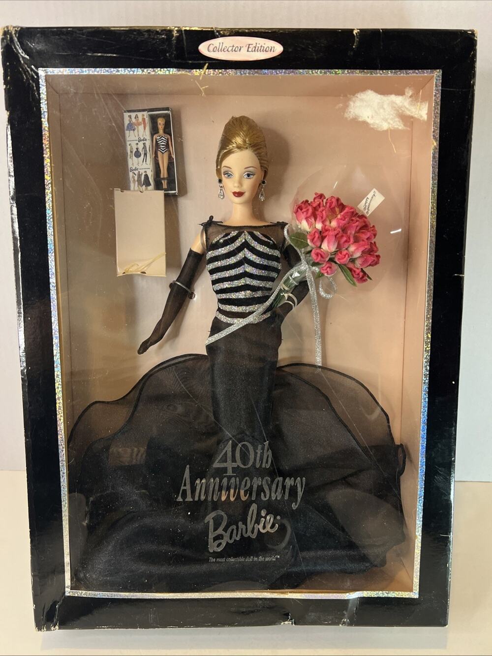 Barbie 1999 40th Anniversary Collector Edition w Black Dress Mattel # 21364 Rare